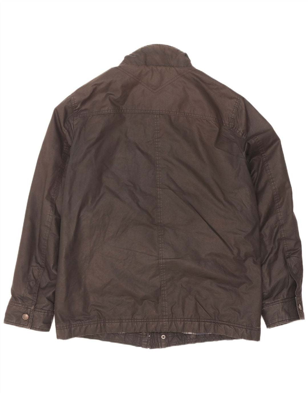 Crew Clothing Herre vokset bomuldsjakke UK 38 Medium Sort Bomuld