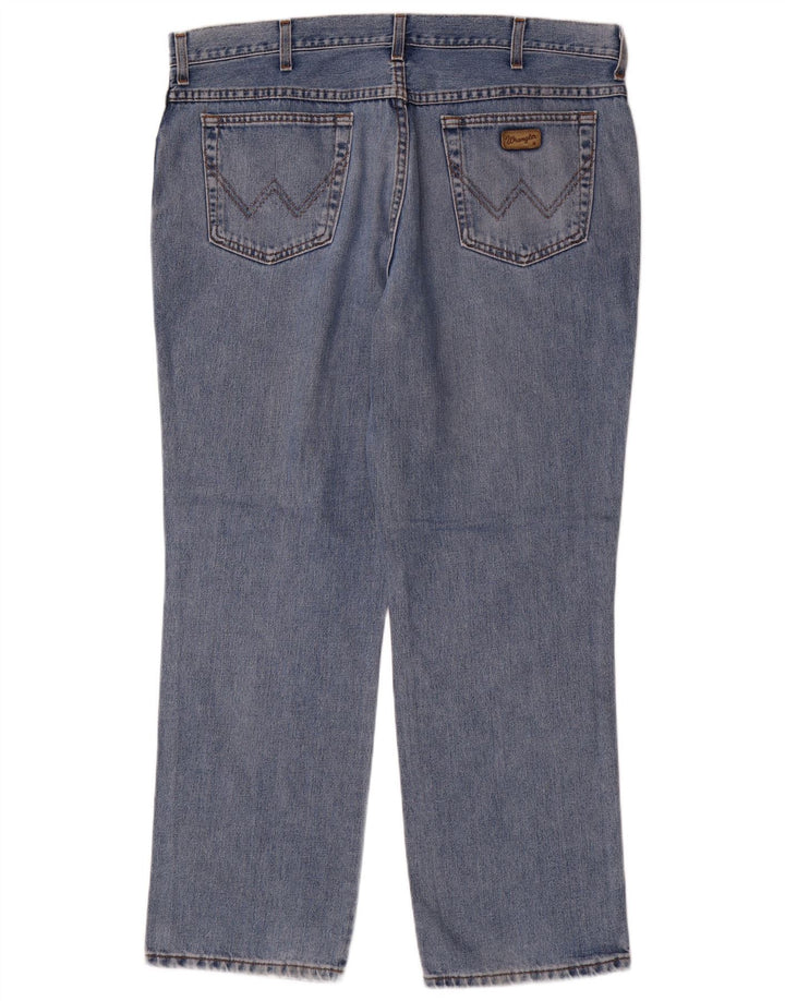 Wrangler Herre Texas Straight Jeans W40 L30 Blå Bomuld