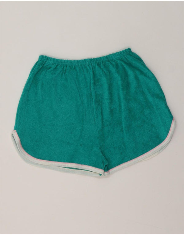 Claude De Pierre Sportsshorts til kvinder UK 16 Stor grøn stribet bomuld