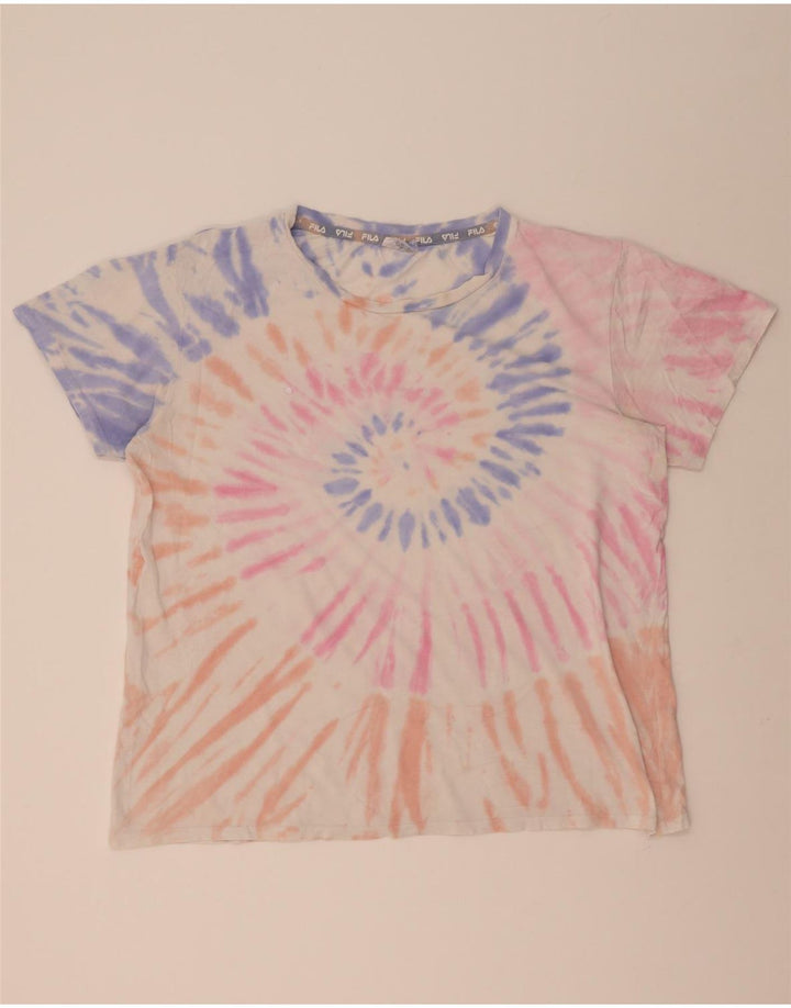 Fila Boys T-Shirt Top 13-14 år Flerfarvet Tie Dye Bomuld