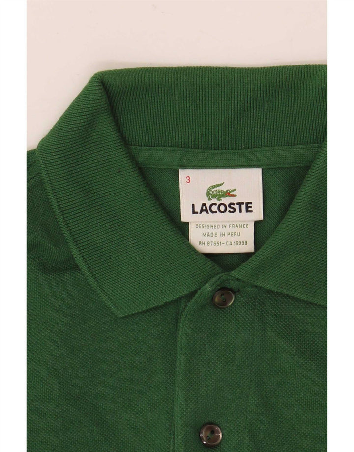 Lacoste Polo skjorte til mænd størrelse 3 Lille Grøn