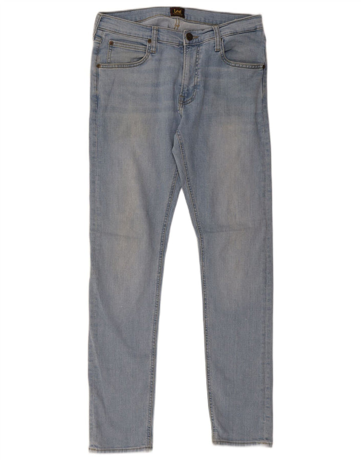 LEE Mens Luke Slim Jeans W30 L32 Blue Cotton