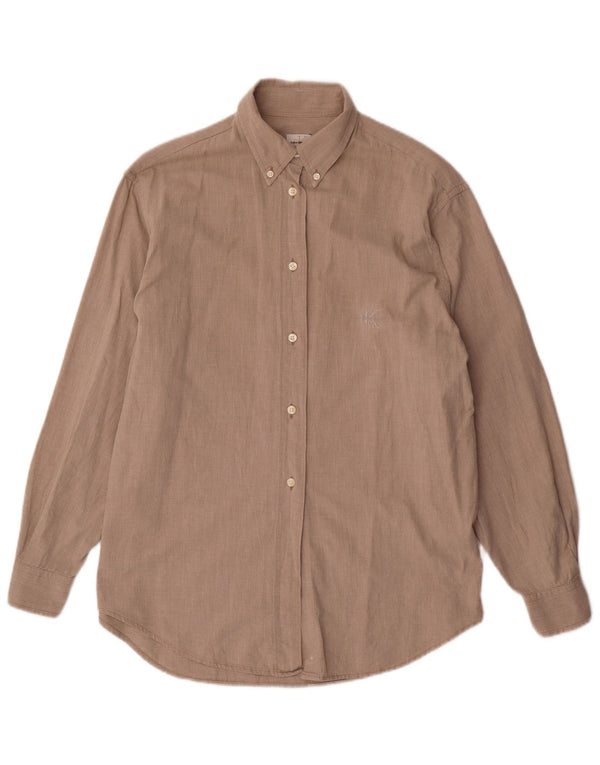 Calvin Klein Jeans Dameskjorte UK 18 XL lilla bomuld