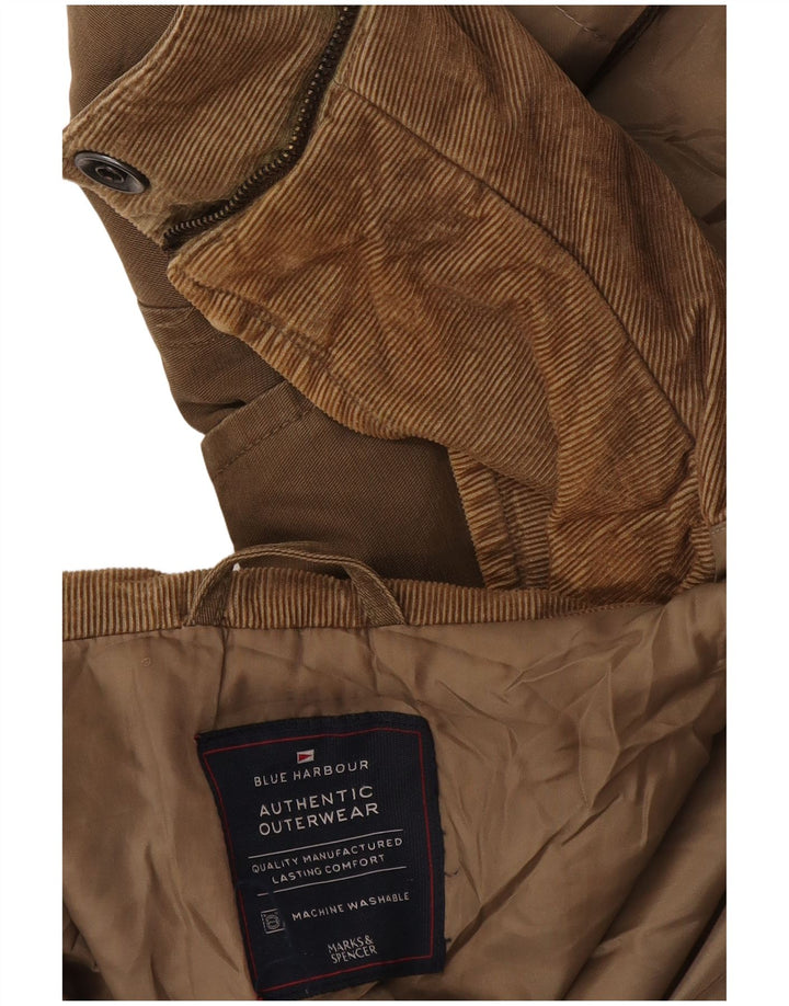 Marks & Spencer Herre Blue Harbor Utility Jacket UK 40 Large Brown