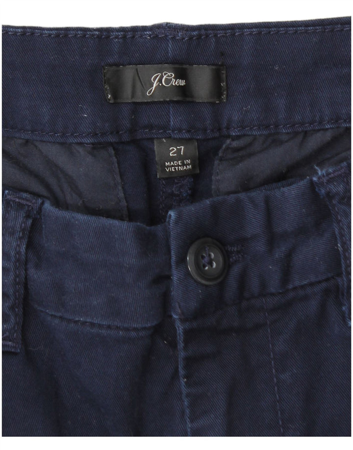 J. Crew Dame Slim Chino Bukser W27 L26 Marineblå Bomuld