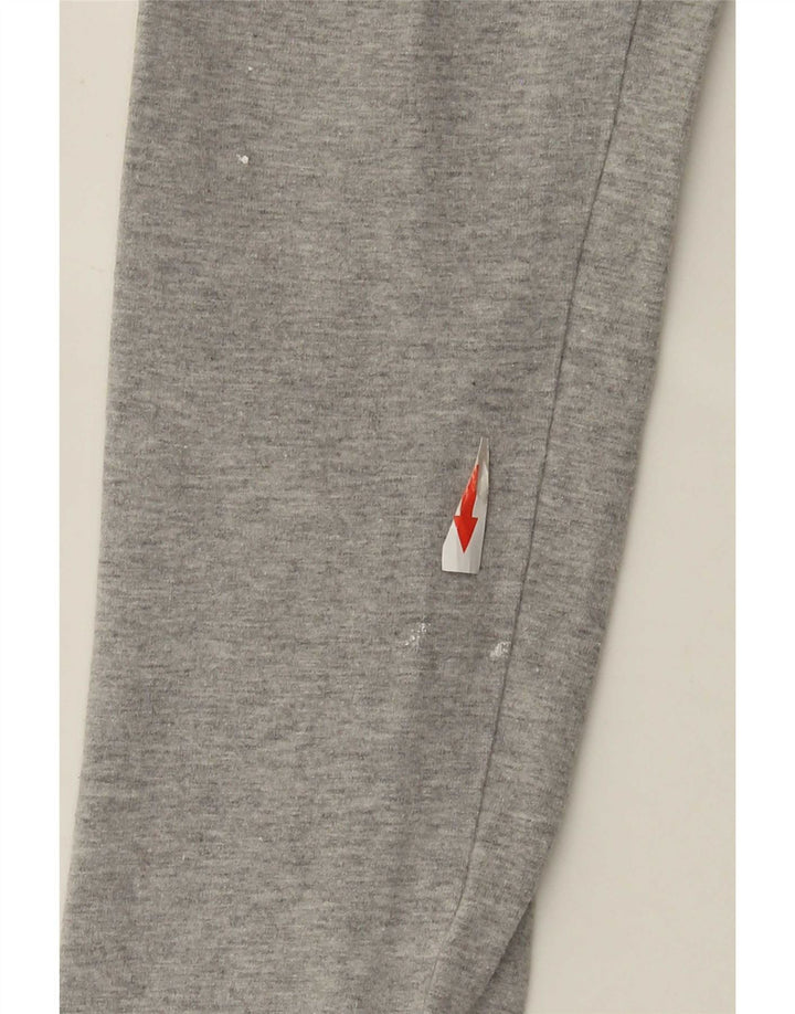 Adidas Dame Grafiske Leggings UK 8 Små Grå Bomuld