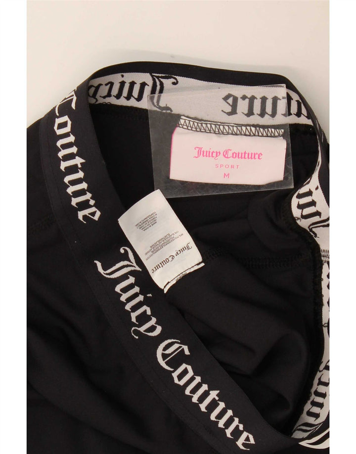 Juicy Couture Grafiske Leggings til kvinder UK 12 Medium Sort Polyester