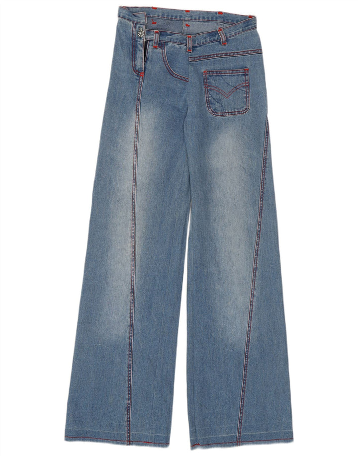 VINTAGE Jeans med brede ben til kvinder W26 L33 Blå