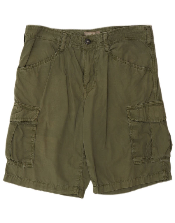 Napapijri Herre Cargo Shorts W31 Medium Green Bomuld