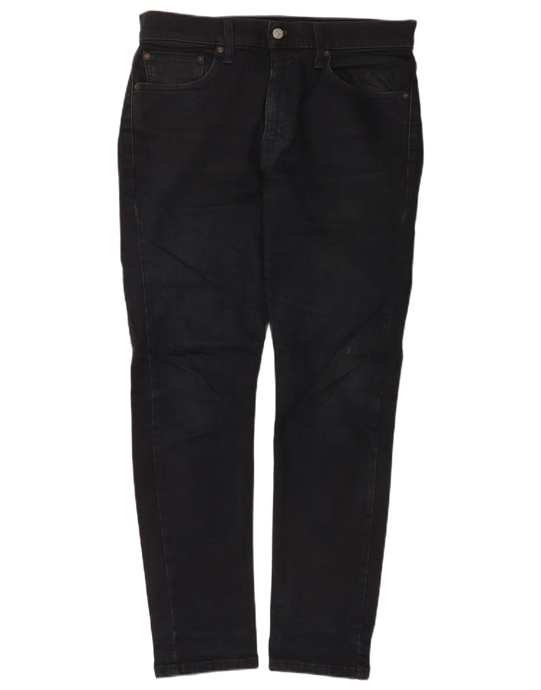 Levi's Herre 512 Slim Tapered Jeans W32 L32 Sort Bomuld