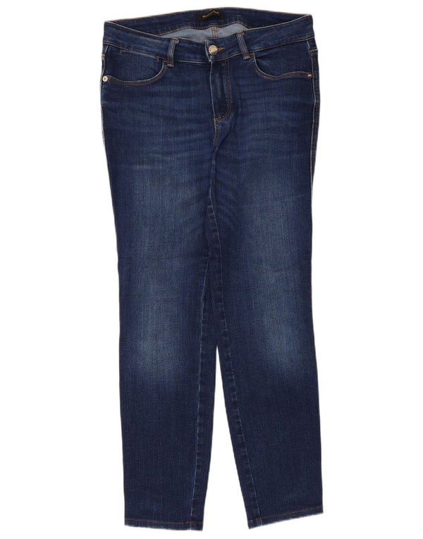 Massimo Dutti Dame Slim Jeans EU 38 Small W28 L26 Blå