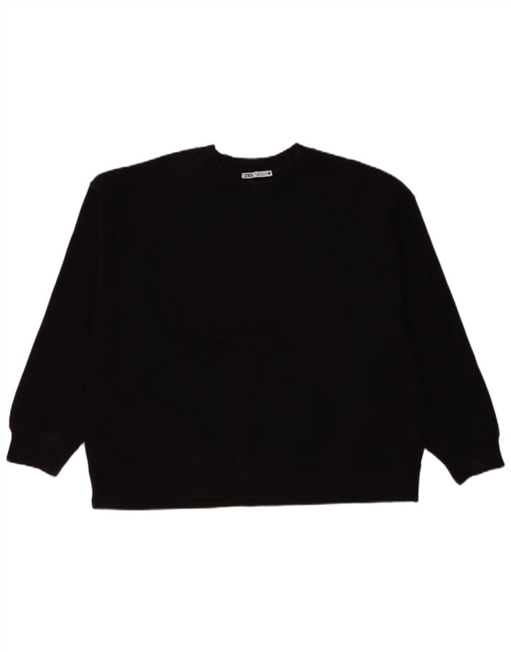 Zara Womens Oversized Sweatshirt Jumper UK 14 Medium Sort