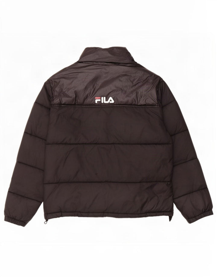 Fila Polstret Herrejakke UK 38 Medium Sort Nylon