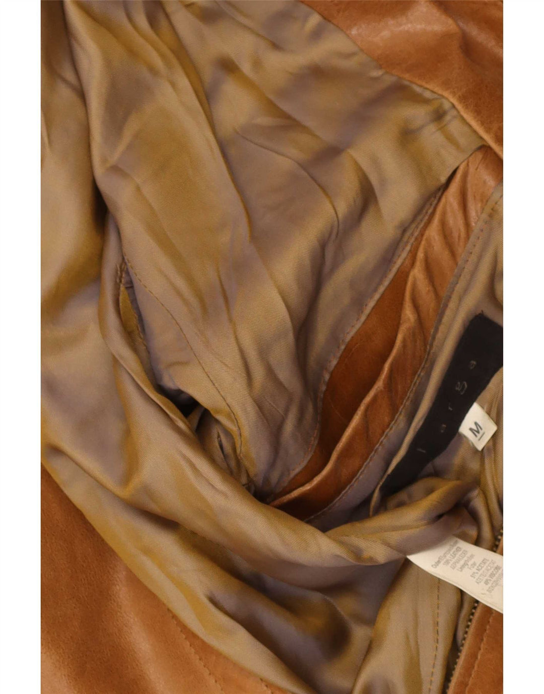 Targa Dame Læderjakke UK 14 Medium Brun