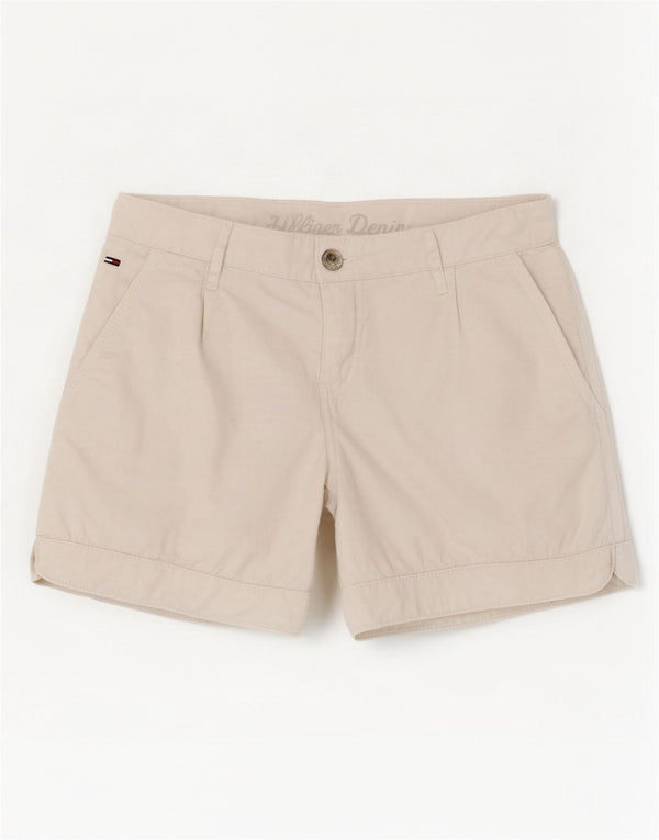 Tommy Hilfiger Chino Shorts til kvinder W27 Små hvide bomuld