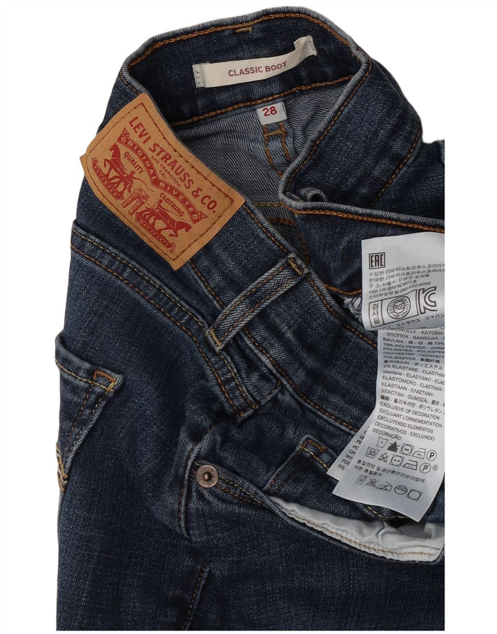 Levi's Dame Classic Bootcut Jeans W28 L32 Blå Bomuld