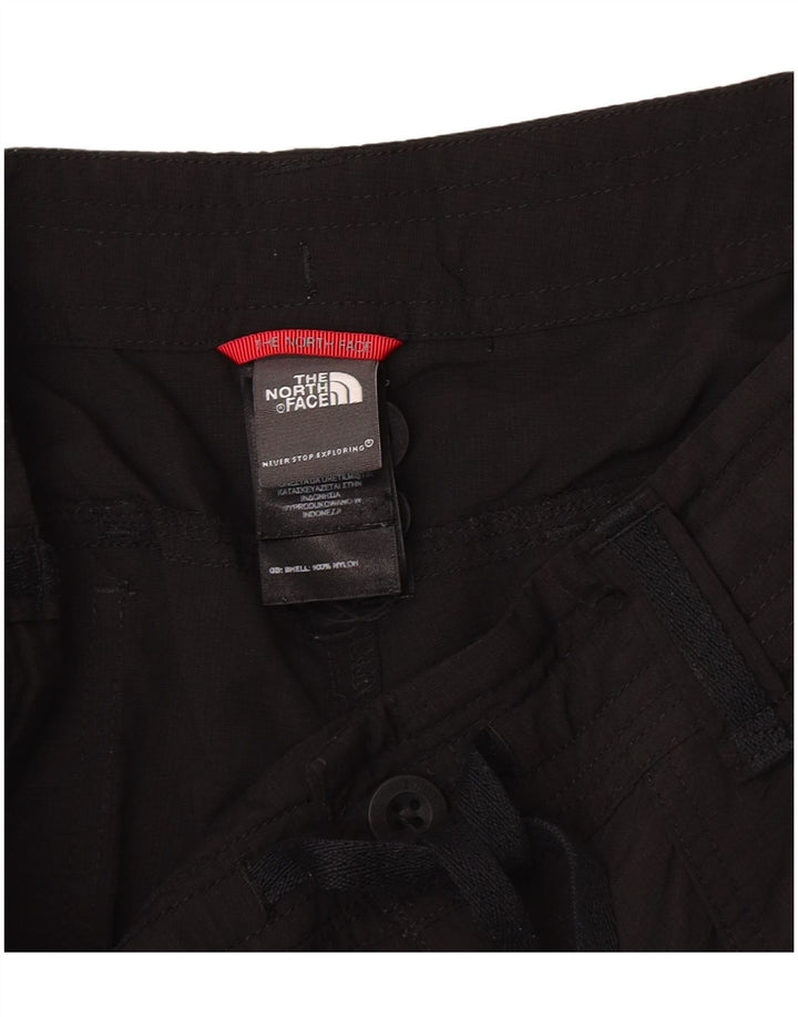 The North Face Womens Casual Shorts US 8 Medium W30 Black Nylon