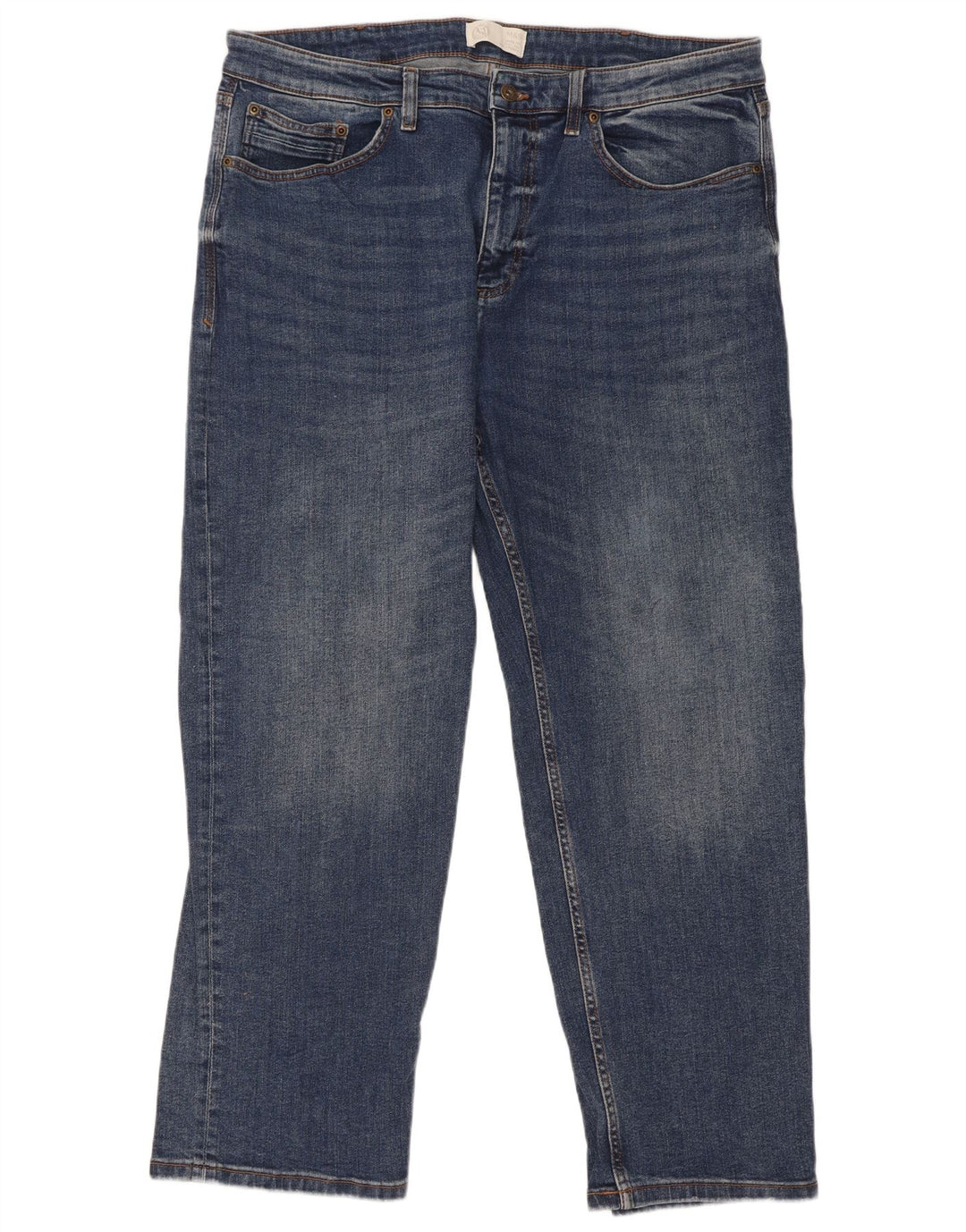 Marks & Spencer Herre løse jeans W38 L31 Marineblå bomuld