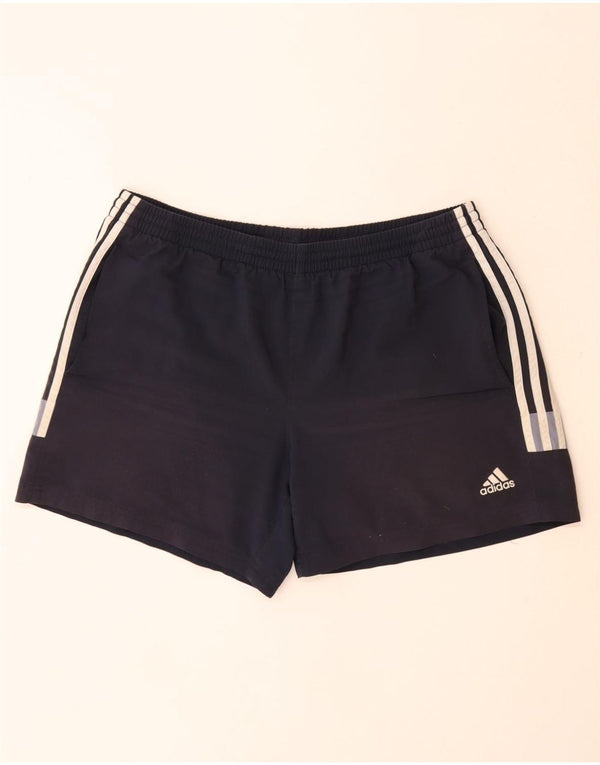 ADIDAS Herre Clima 365 Sportshorts XL Marineblå Colourblock Polyester