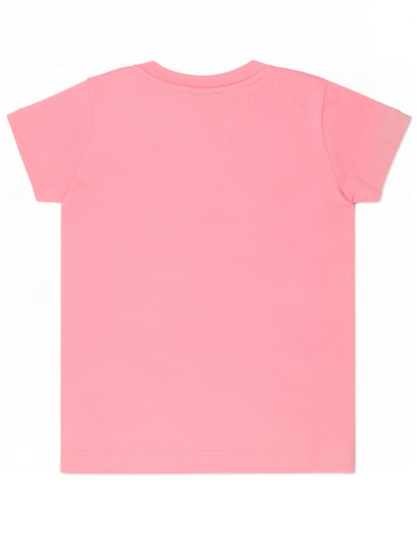 Lee Girls Graphic T-Shirt Top 2-3 Years Pink Cotton