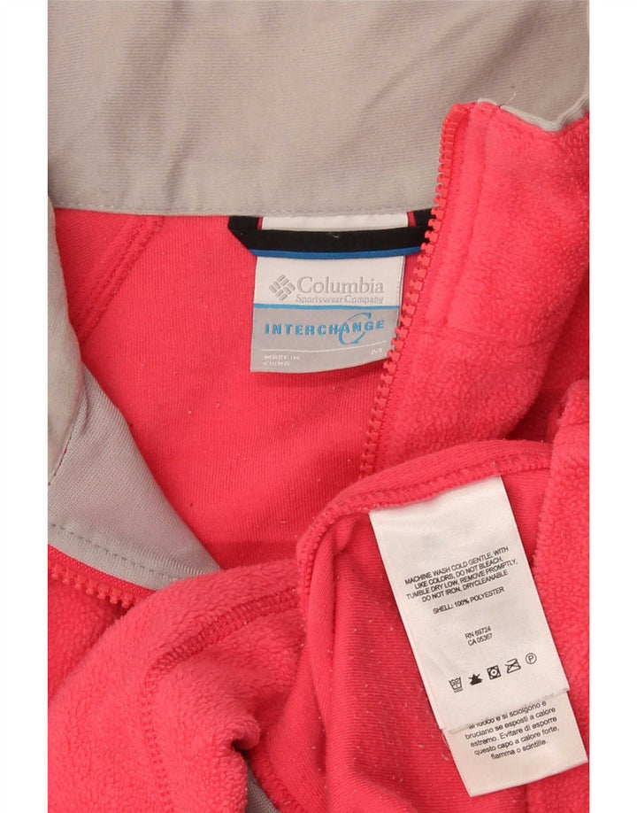 Columbia Dame Fleecejakke UK 12 Medium Rød Polyester