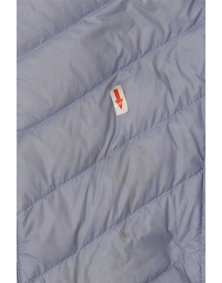 Marks & Spencer Polstret jakke til kvinder UK 12 Medium Blue Polyamide
