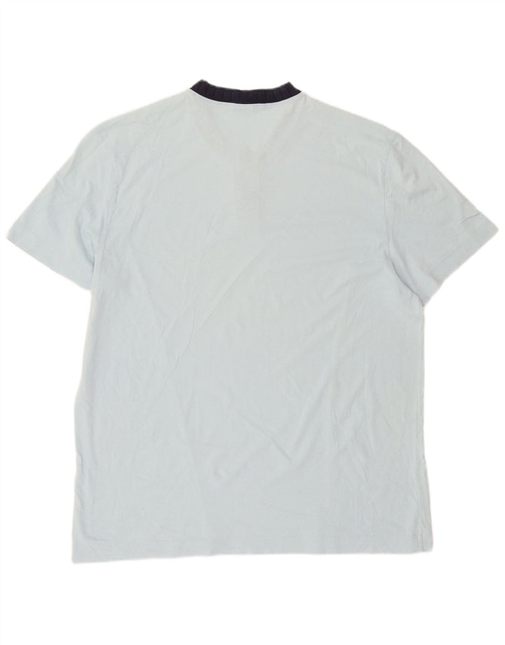 Fila Herre T-Shirt Top Stor Blå Bomuld