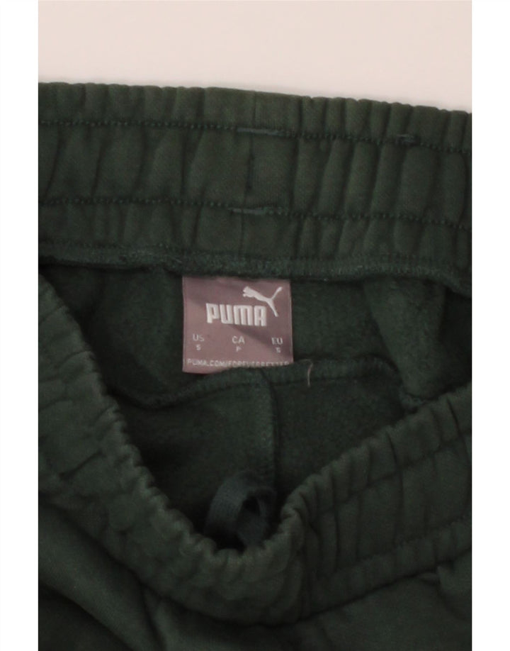 PUMA Mens Tracksuit Trousers Joggers Small  Green