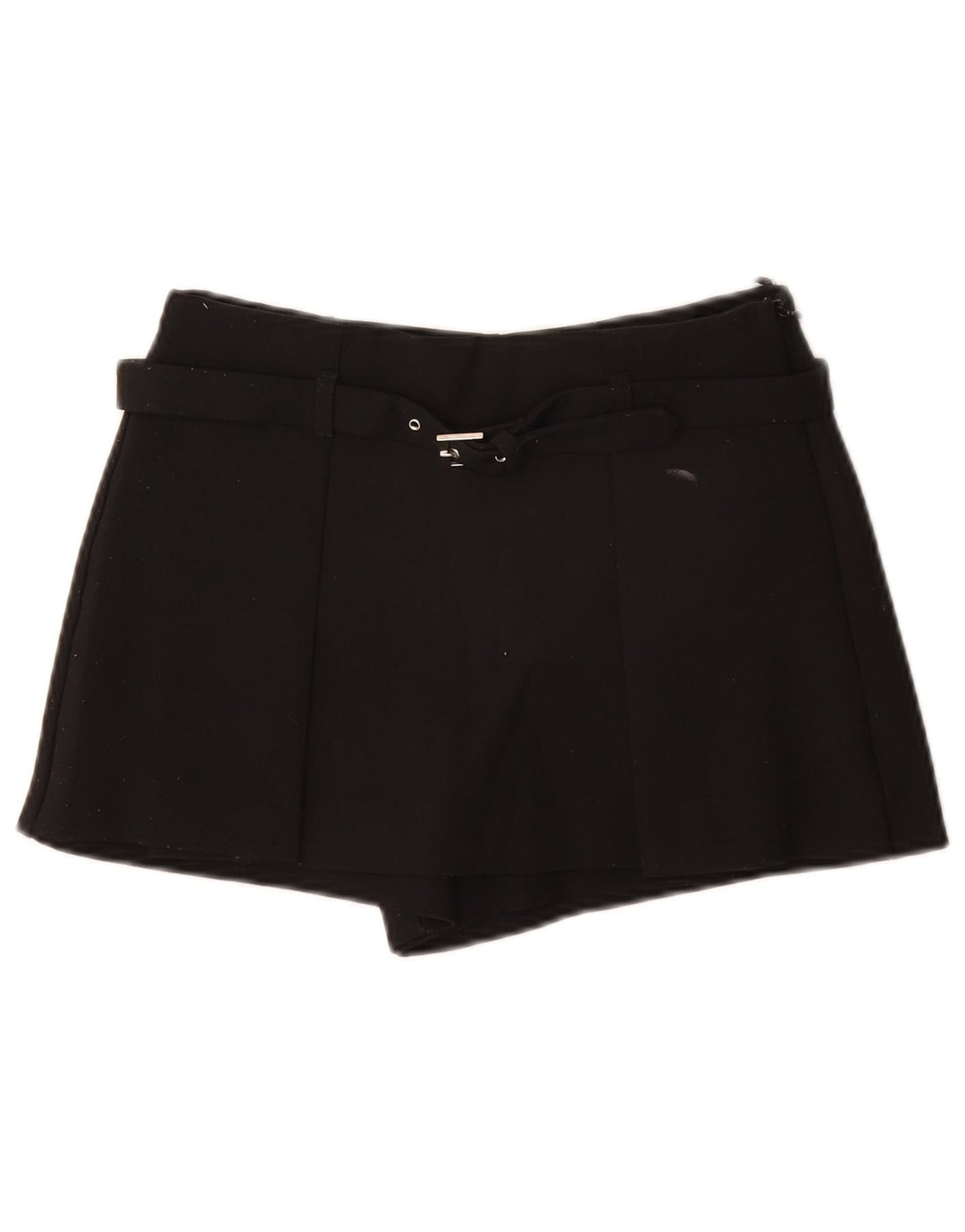 Zara Casual Shorts til kvinder XS W24 Sort polyester
