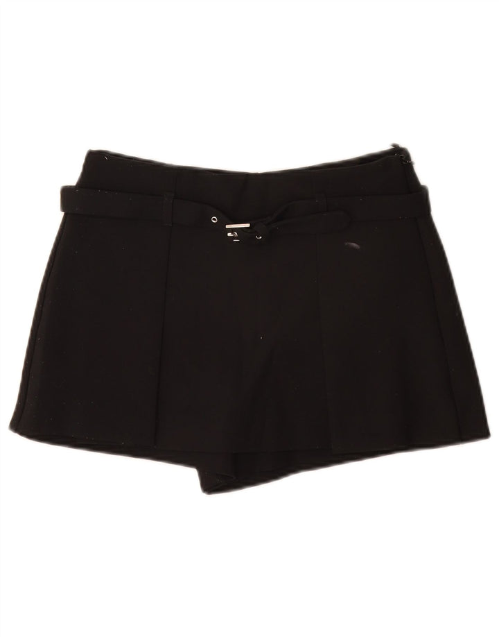 Zara Casual Shorts til kvinder XS W24 Sort polyester