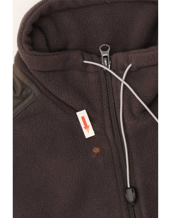 Lotto Fleecetrøje med lynlås til mænd Small Grey Colourblock Polyester
