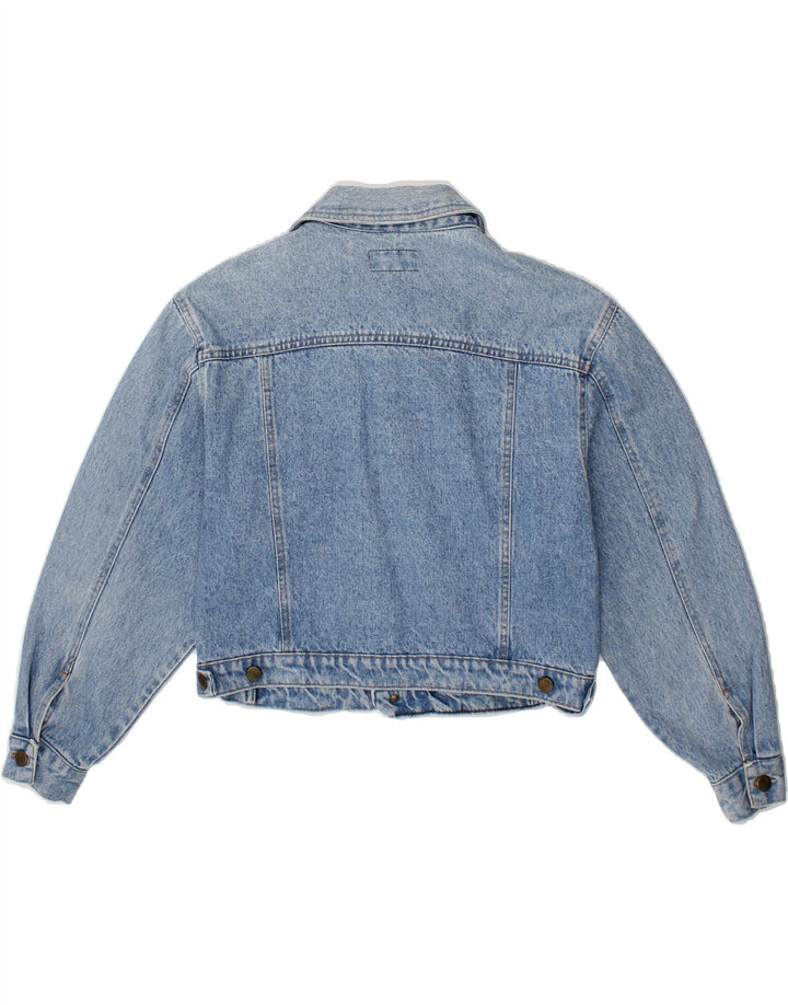 STEFANEL Boys Denim Jacket 11-12 Years Large Blue Cotton Vintage Stefanel and Second-Hand Stefanel from Messina Hembry 