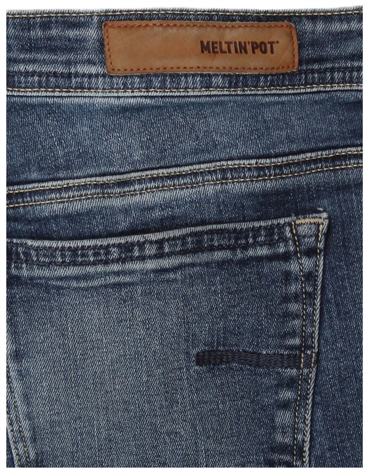 Meltin' Pot Dame Melia Slim Jeans W30 L32 Blå