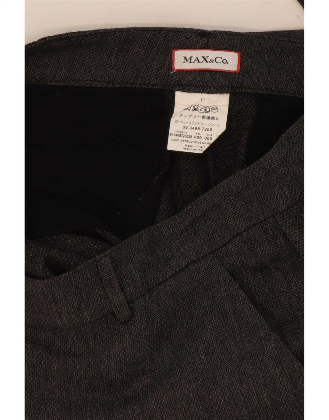 Max & Co. Slim cropped bukser til kvinder W30 L25 Grå