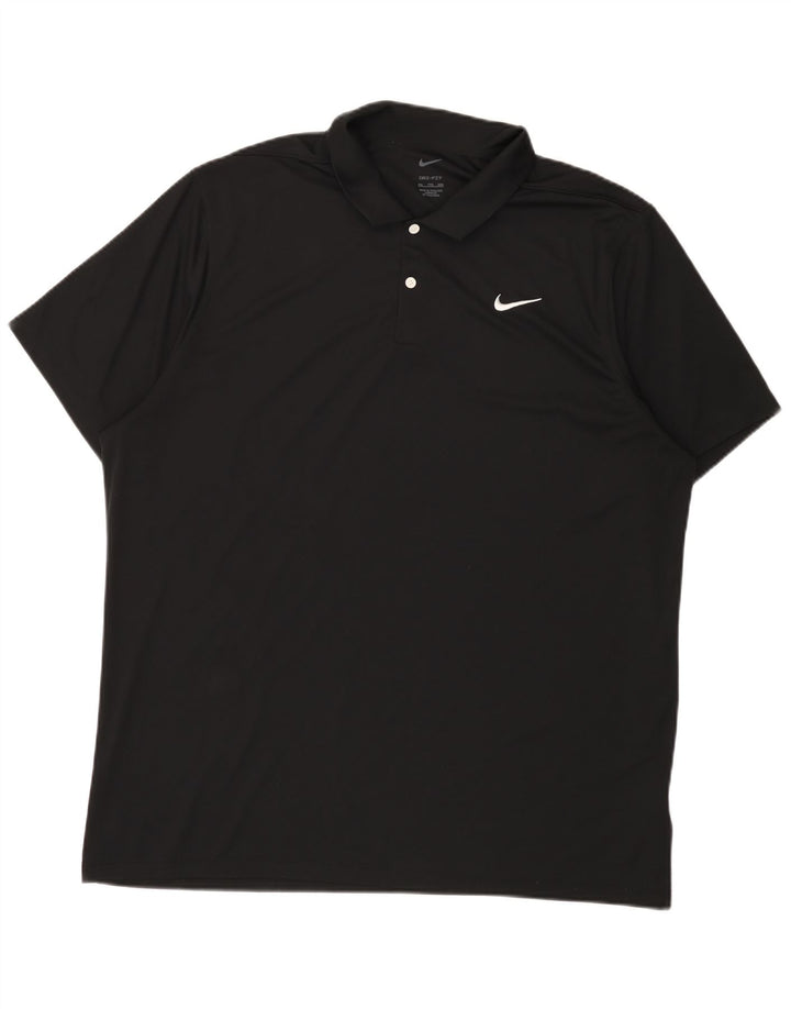 Nike Polo skjorte til mænd 2XL sort polyester