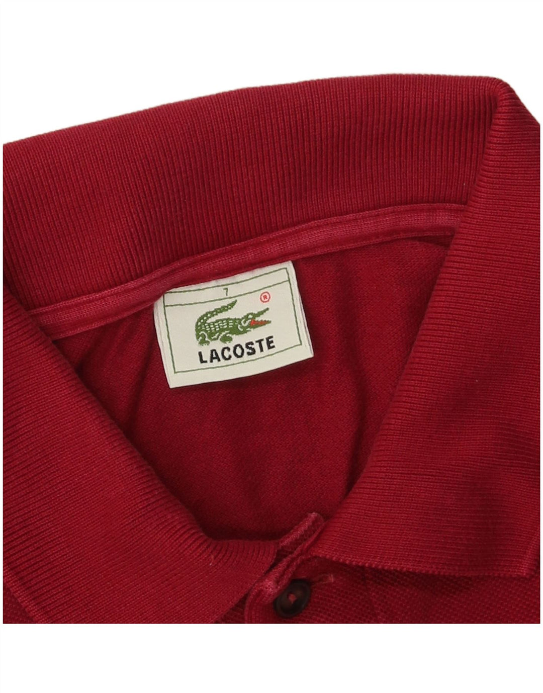 LACOSTE Poloskjorte til mænd str. 7 2XL Bourgogne bomuld