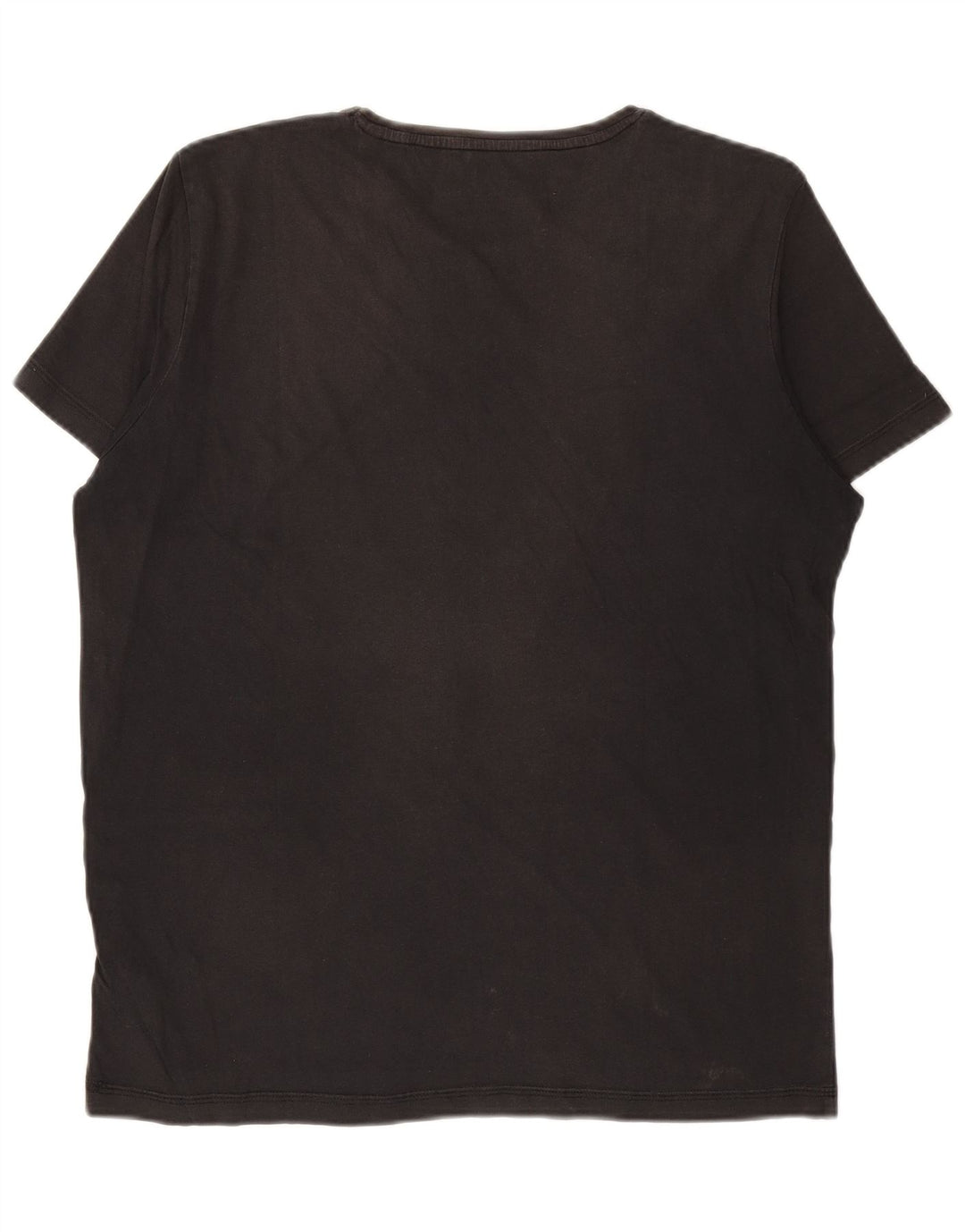 JACK & JONES Herre grafisk T-shirt top XL sort bomuld