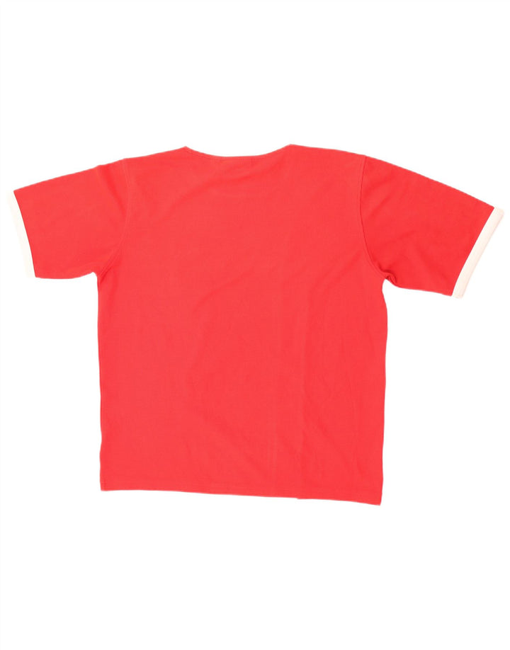 Puma Herre T-Shirt Top Medium Rød Colourblock