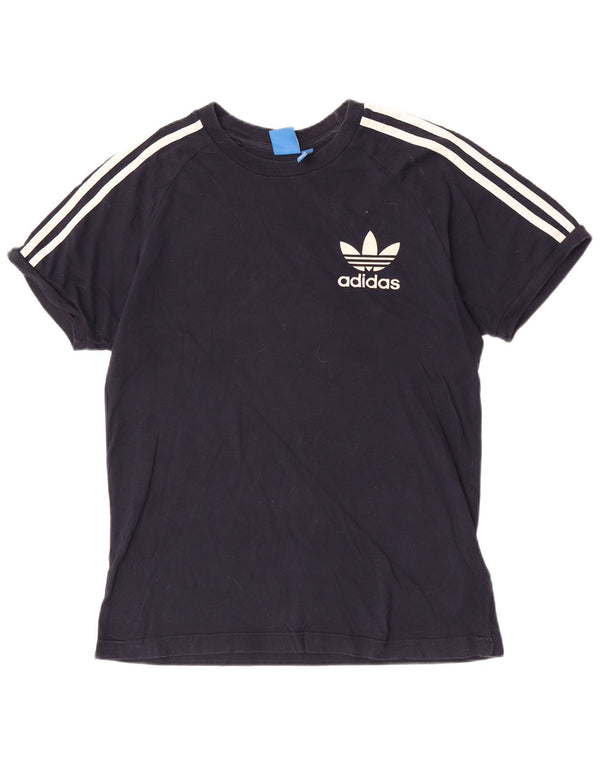 Adidas Kortærmet Regular T-shirt til mænd, medium marineblå bomuld