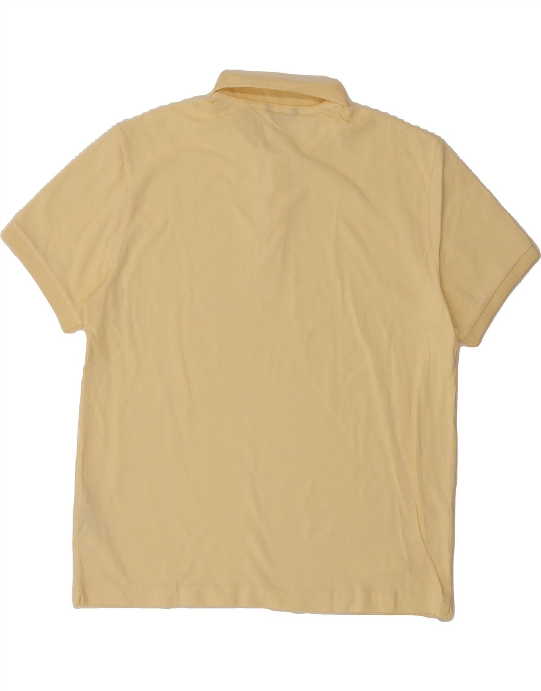 MASSIMO DUTTI Mens Polo Shirt Large Yellow Cotton Vintage Massimo Dutti and Second-Hand Massimo Dutti from Messina Hembry 