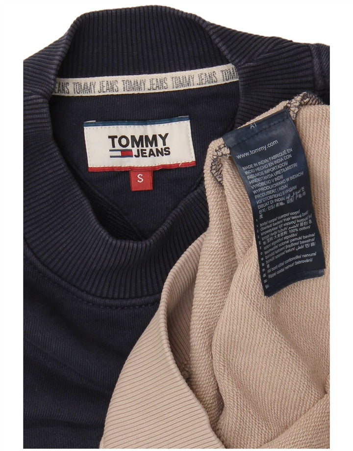 Tommy Hilfiger Grafisk sweatshirt til mænd, lille marineblå farveblok