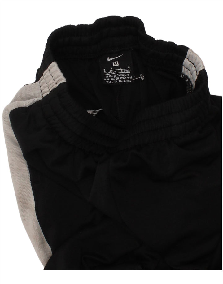 Nike Boys træningsbukser 6-7 år Large Black Colourblock Polyester
