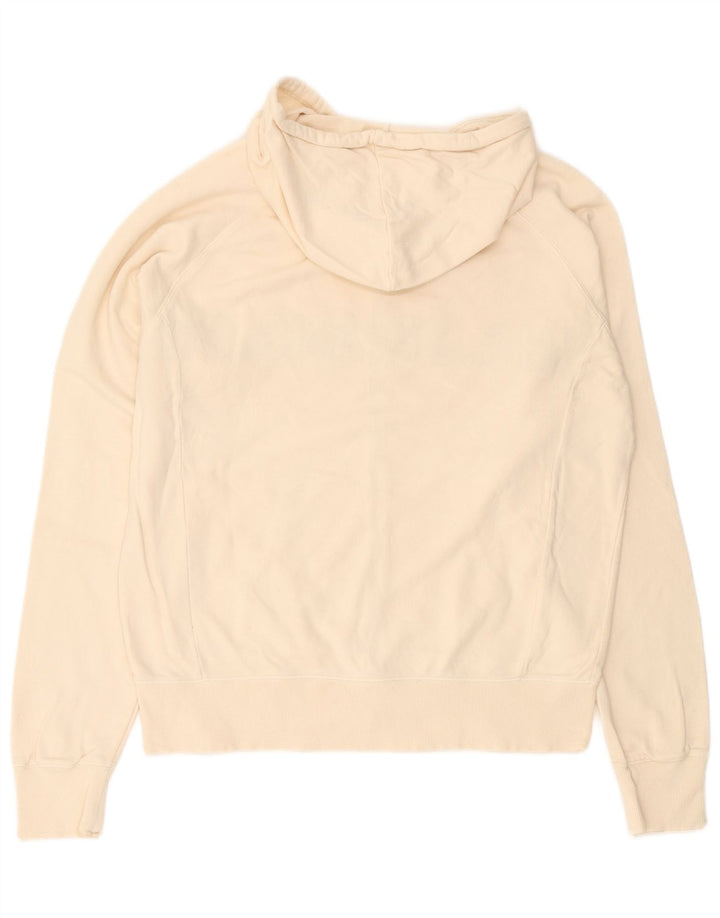 Sasch Herre grafisk hættetrøje Sweater med lynlås Large Off White Bomuld