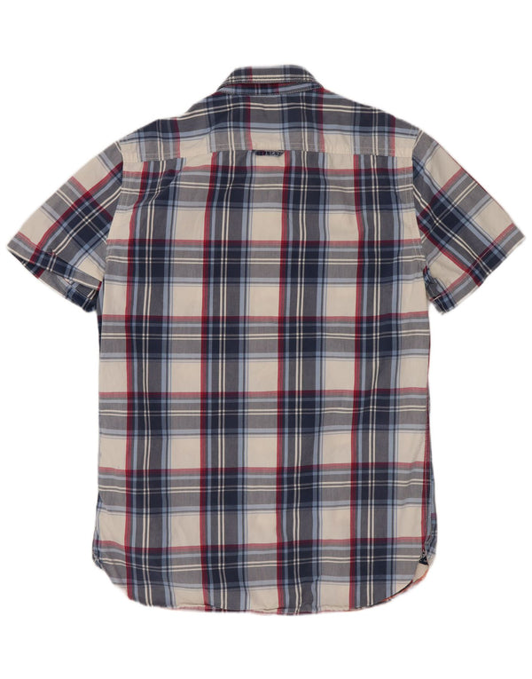 Superdry Kortærmet Herreskjorte Medium Blue Check