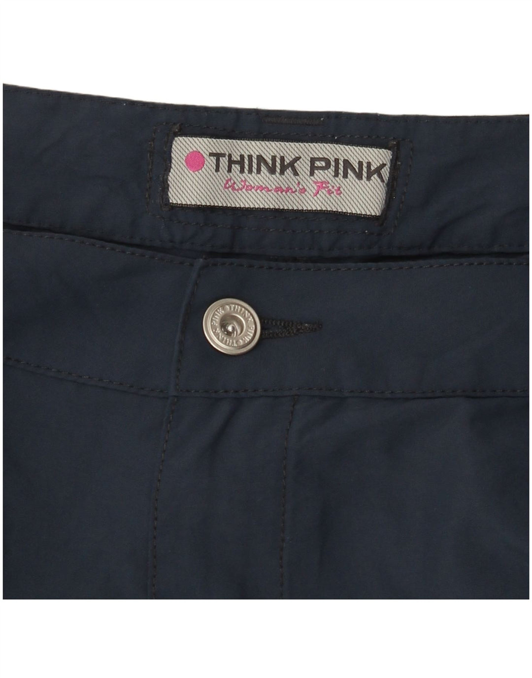 TÆNK PINK Dame Cargo Shorts W30 Medium Navy Blue
