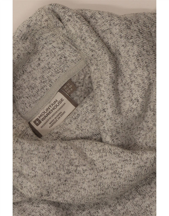 Mountain Warehouse Womens Crop Bluse Top UK 12 Medium Grey Flecked