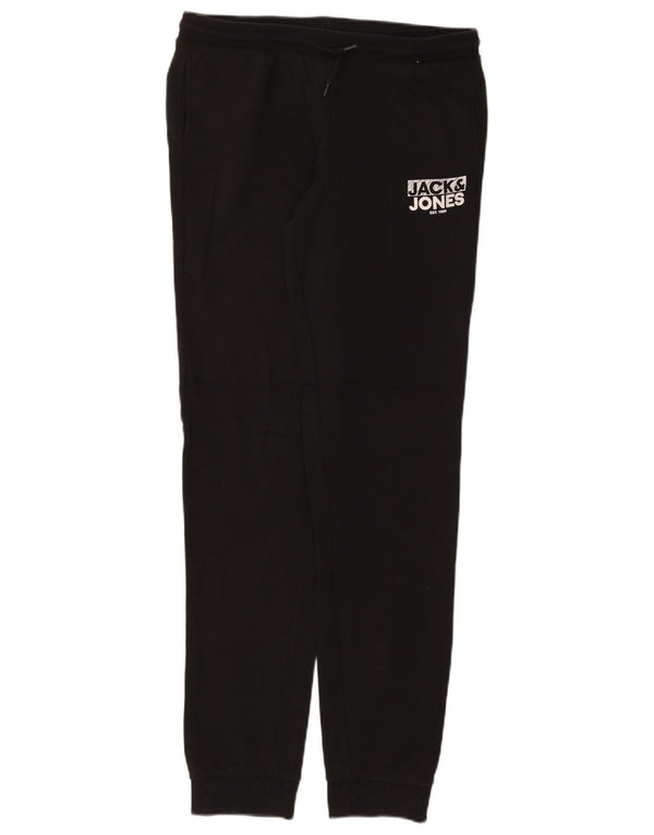 Jack & Jones Boys Grafisk træningsdragt Bukser Joggers 15-16 år Sort