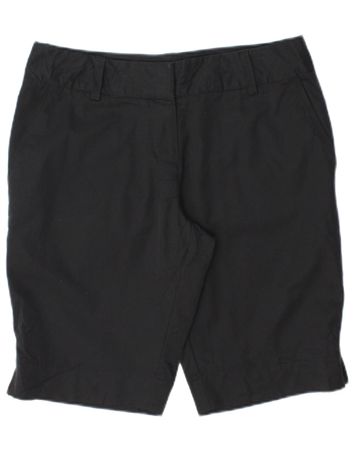 ADIDAS Climalite Chino Shorts til kvinder UK 6 XS W30 sort polyester