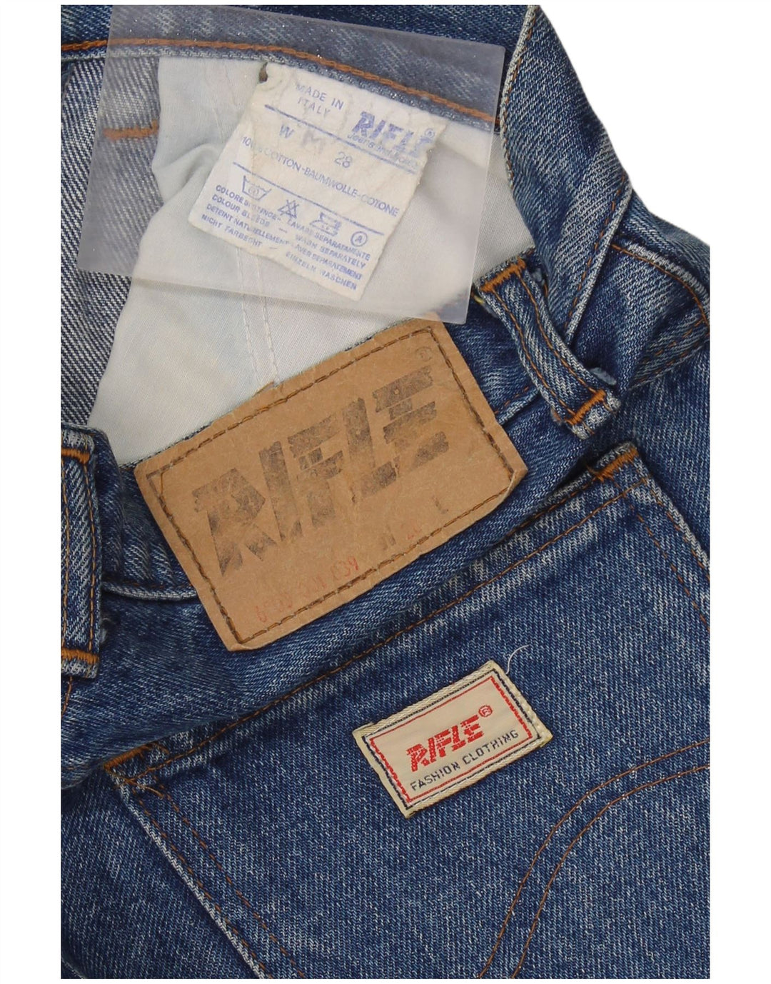 RIFLE Dame denim nederdel W28 Medium Blue Bomuld