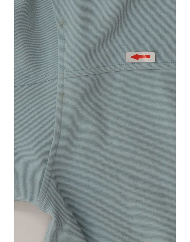 Kappa træningsdragt topjakke til kvinder UK 12 Medium Blue Colourblock Polyester